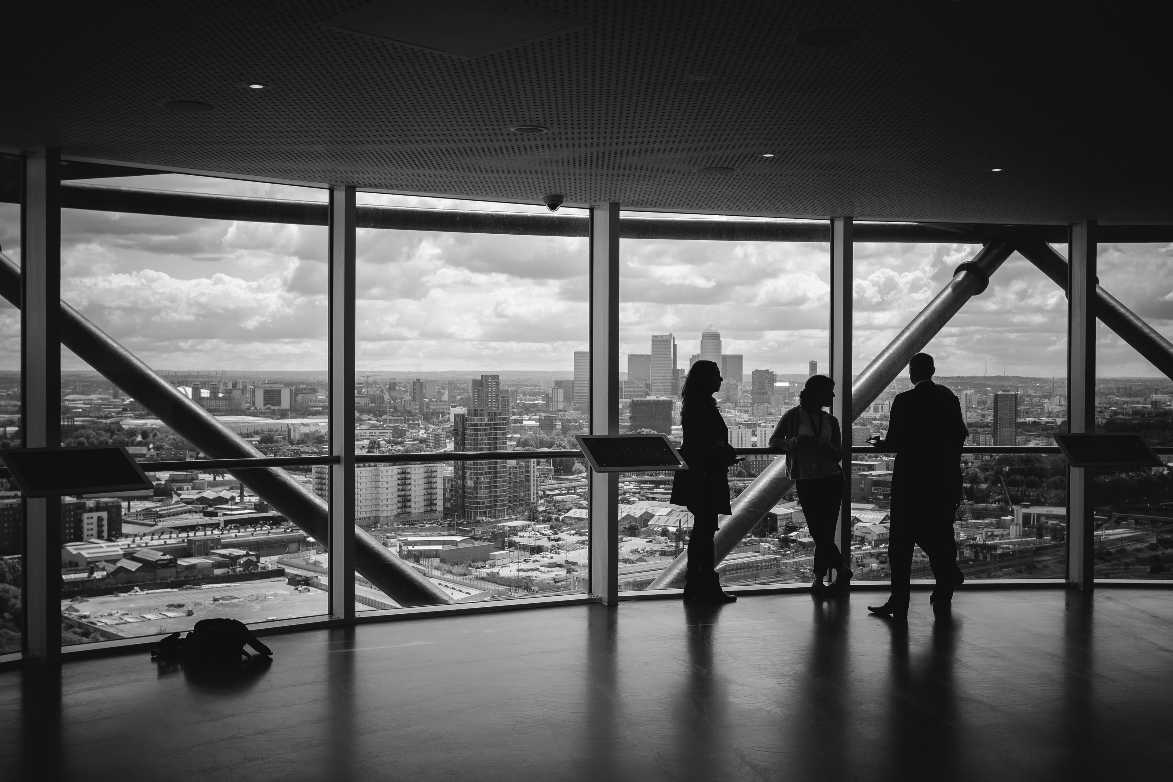 Real estate professionals reviewing leads